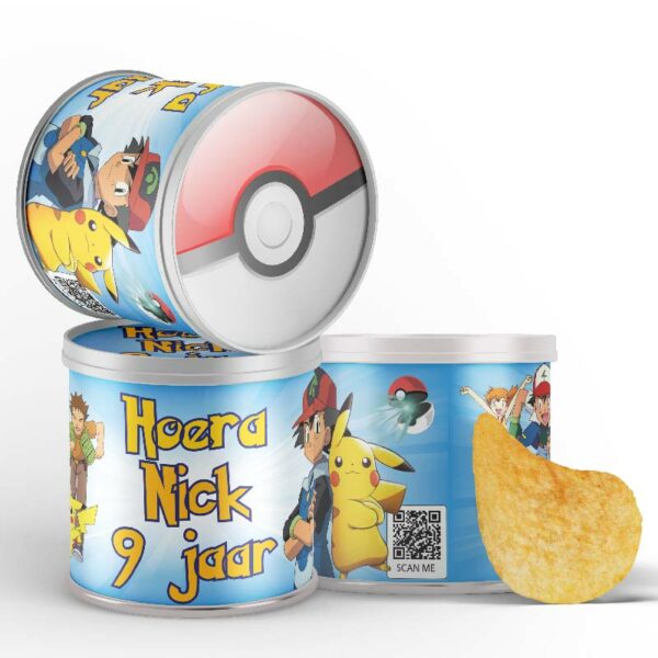 traktatie pokemon pringles wikkel chips