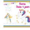 eenhoorn unicorn traktatie gepersonaliseerd chips zakje