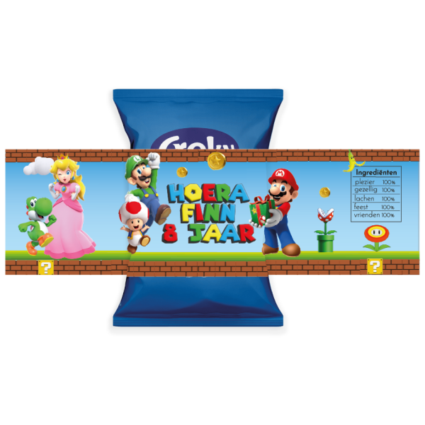 chips wikkel Super Mario traktatie