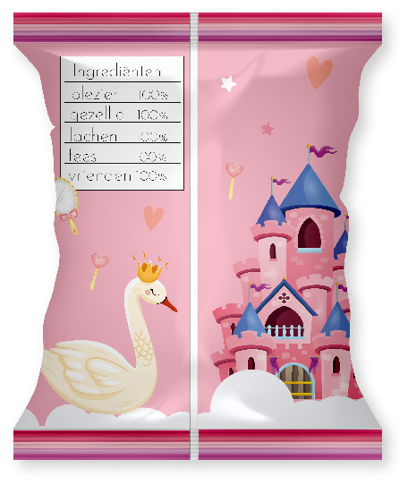 chips zakje prinsessen traktatie