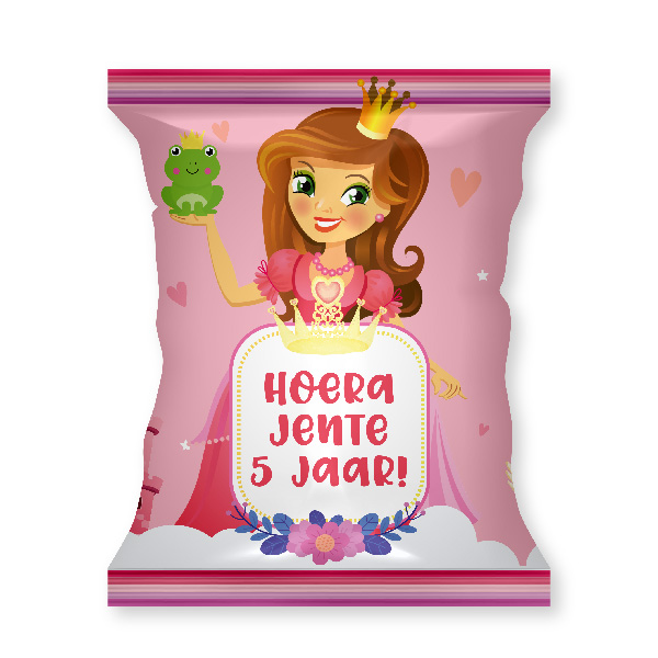 chips zakje prinsessen traktatie