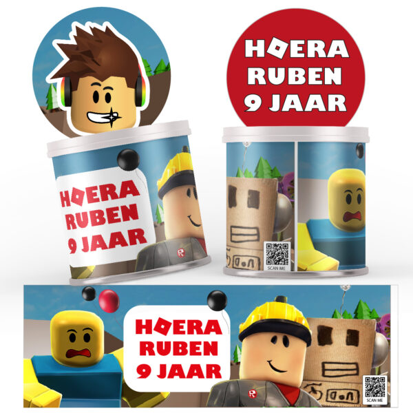 Roblox chips traktatie Pringles wikkel