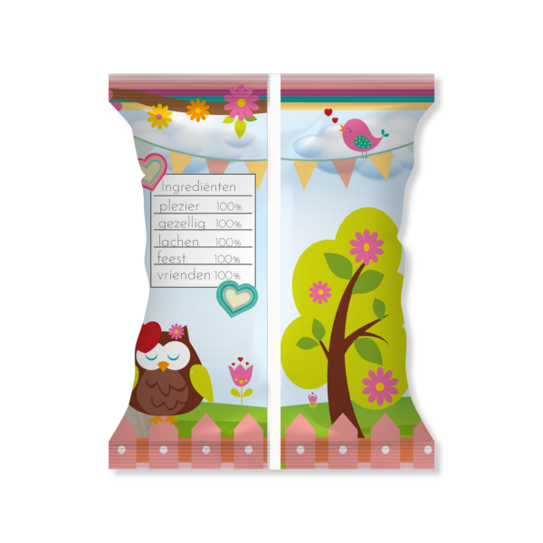 paarden chips zakje traktatie printable