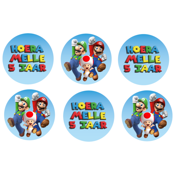 super mario pringles wikkel traktatie