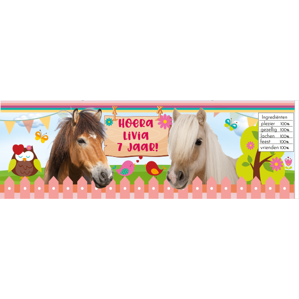 pringles wikkel paarden traktatie