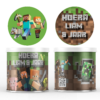 Minecraft Pringles wikkel traktatie printable