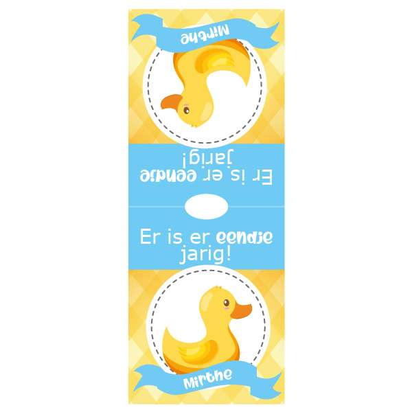 knijpfruit wikkel eendje traktatie