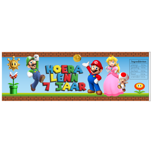 super mario pringles wikkel traktatie