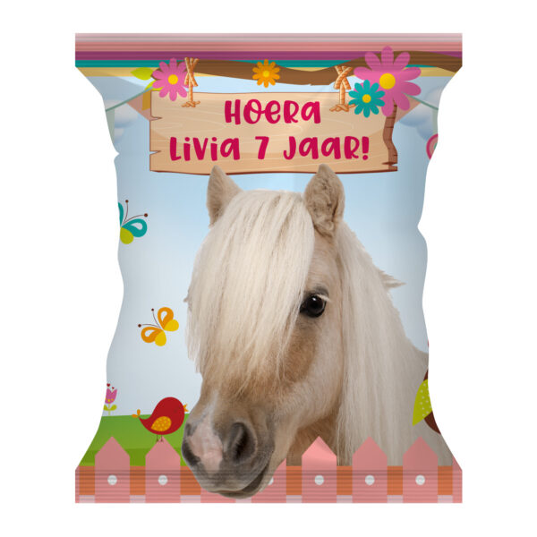 chips zakje paarden traktatie