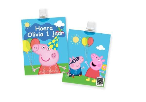 Peppa Big knijpfruit wikkel