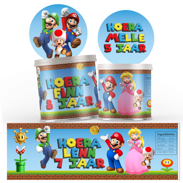 super mario pringles wikkel traktatie