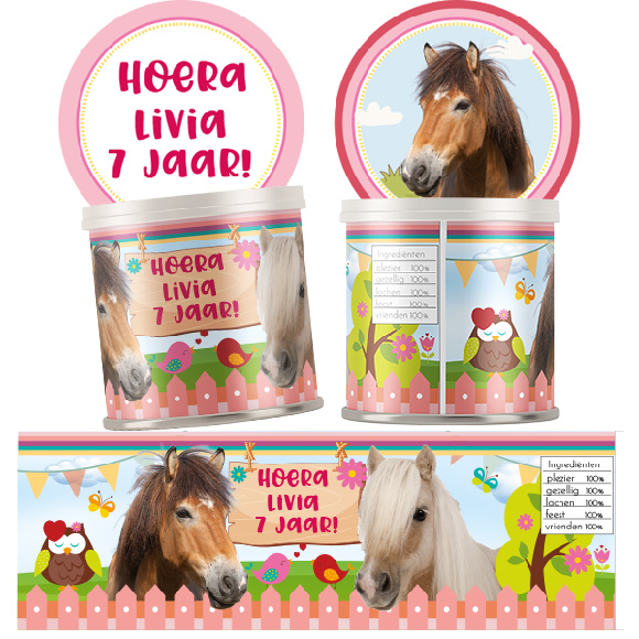 pringles wikkel paarden traktatie
