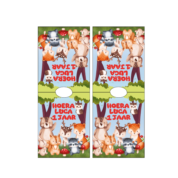 knijpfruit wikkel bosdieren traktatie