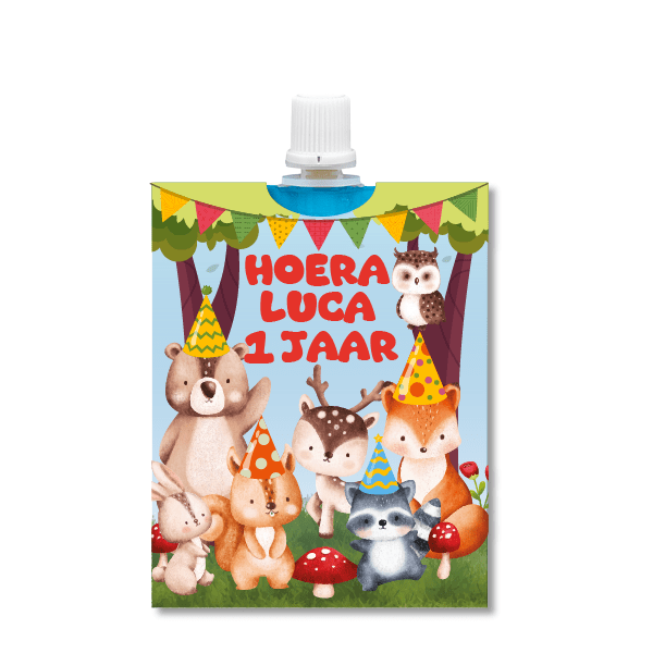 knijpfruit wikkel bosdieren traktatie