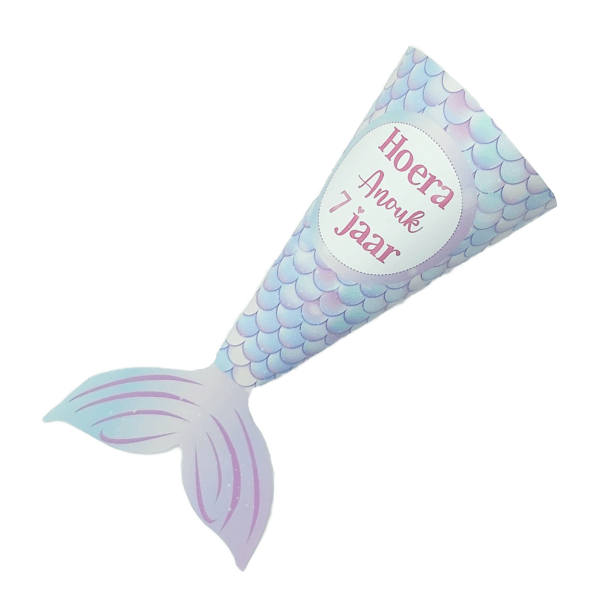 zeemeerminstaart traktatie printable