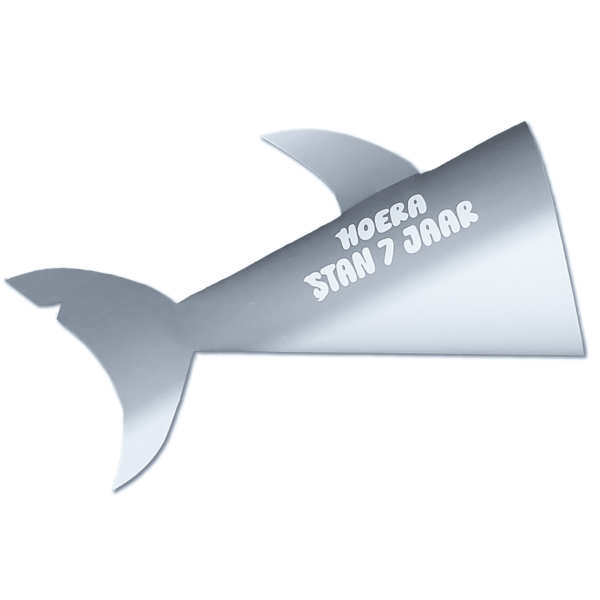 haaien staart traktatie printable