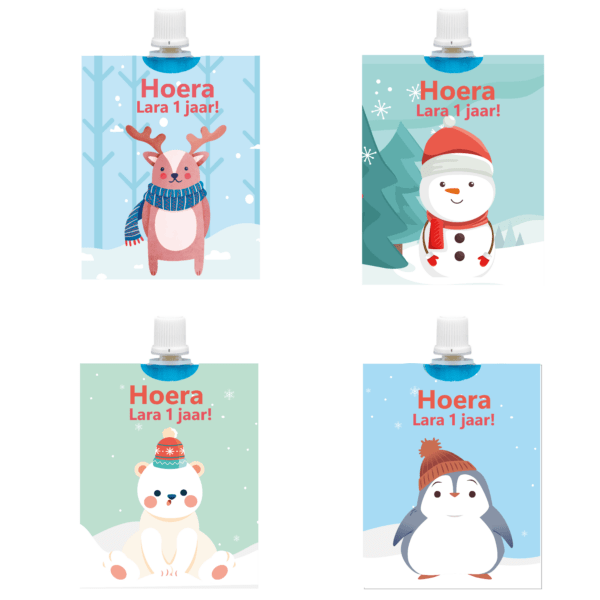 knijpfruit wikkel winter set van 4