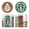 Starbucks Pringles wikkel traktatie printable
