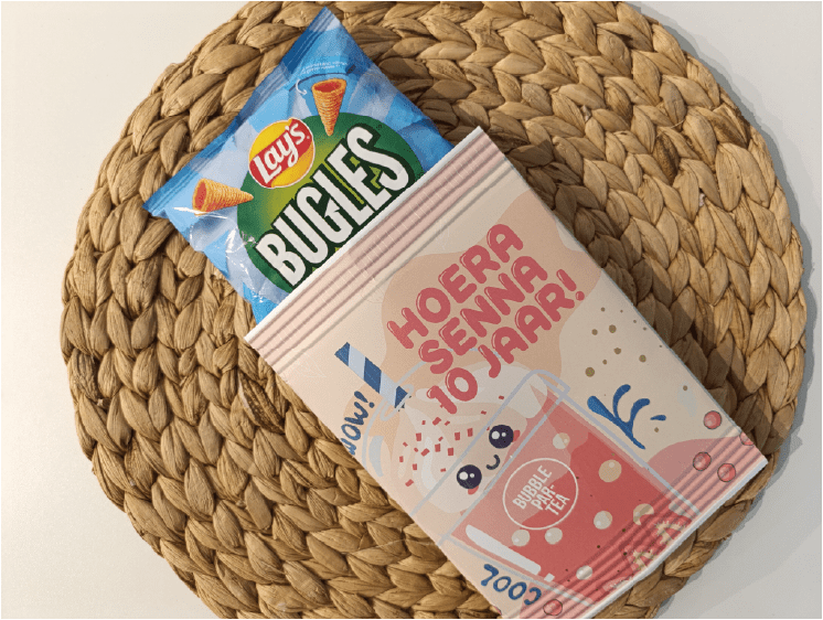 Hoe maak je een chips zakje