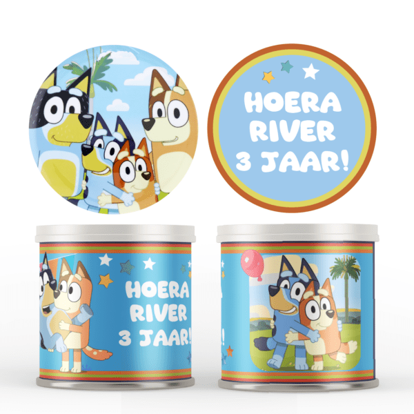 Bluey Pringles wikkel