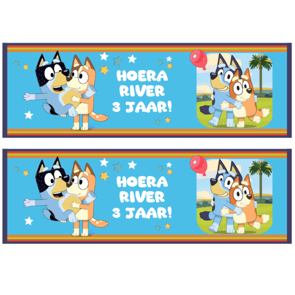 Bluey Pringles wikkel