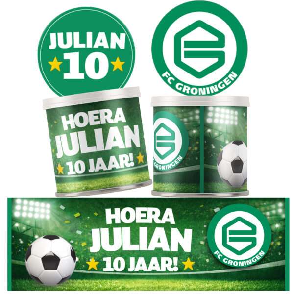 FC Groningen Pringles wikkel chips traktatie