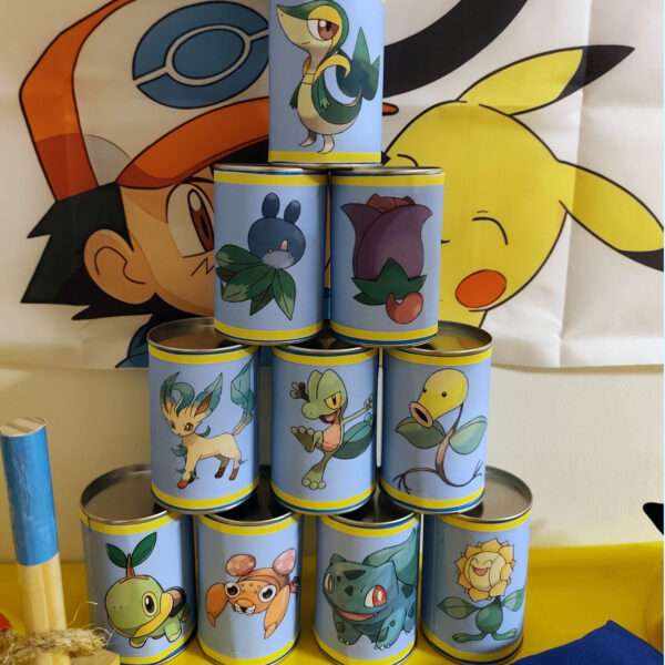 Kinderfeestje Pokémon -Charmanders vuurworp