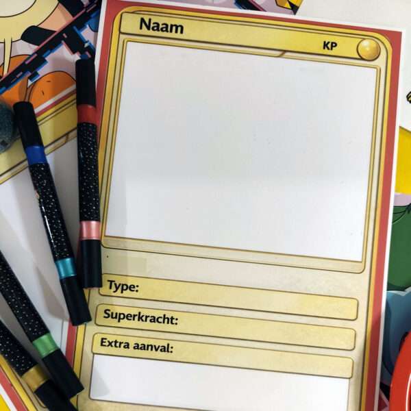 Kinderfeestje Pokémon Knutsel opdracht