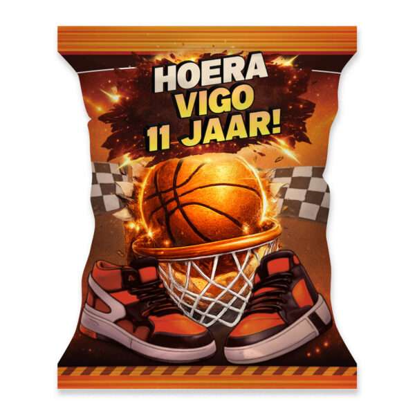 Basketbal chips zakje